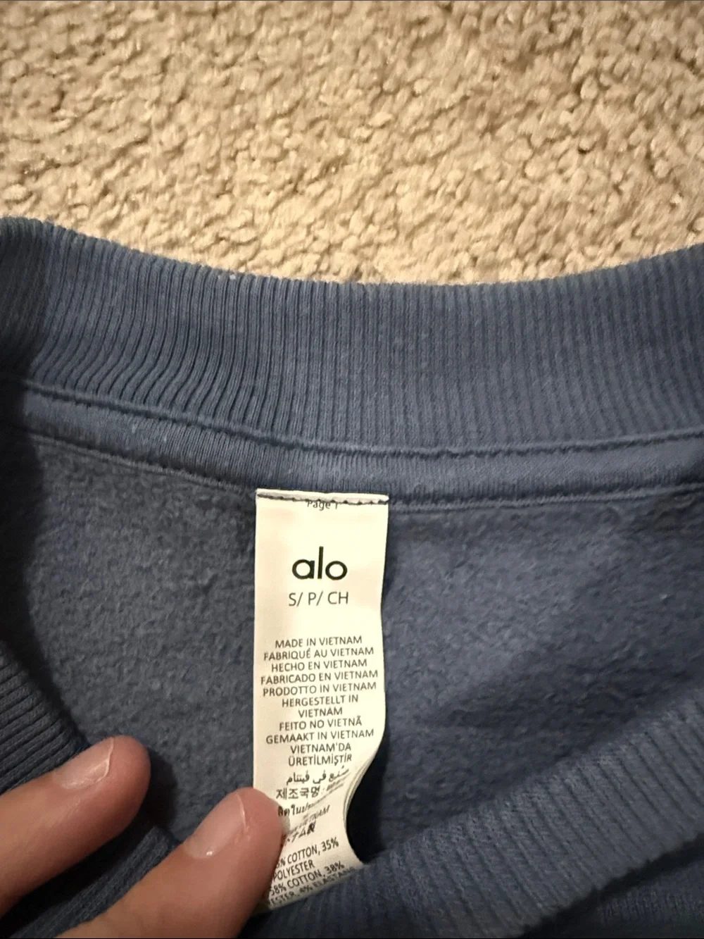Alo Accolade Crew Neck Pullover